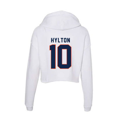 Virginia - NCAA Softball : Jade Hylton - Women's Crop Fleece Hoodie-1