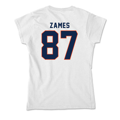 Virginia - NCAA Football : Justin Zames - Soft Style Women’s T-Shirt-1