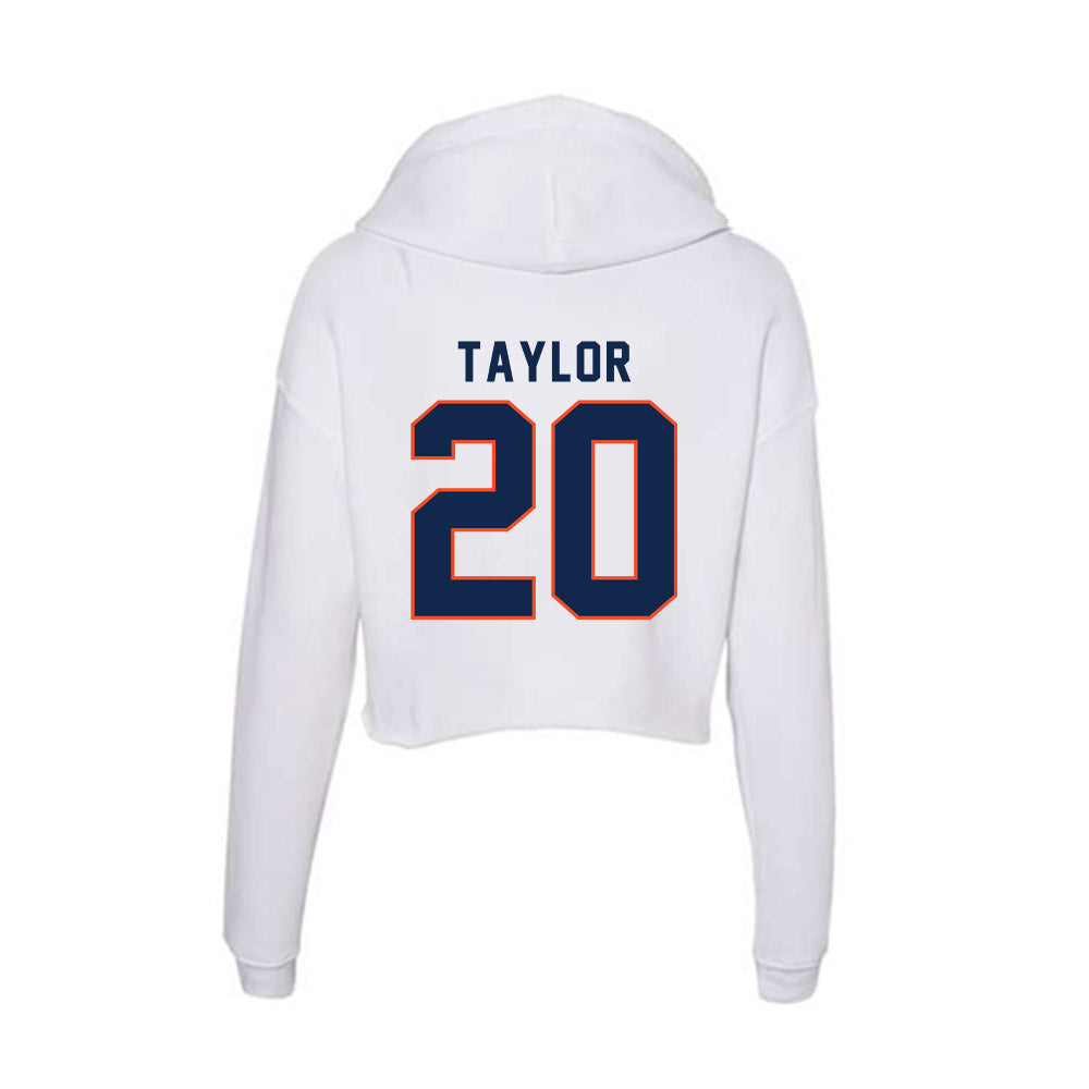 Virginia - NCAA Women's Basketball : Camryn Taylor - Women's Crop Fleece Hoodie-1