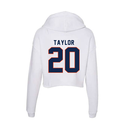 Virginia - NCAA Women's Basketball : Camryn Taylor - Women's Crop Fleece Hoodie-1