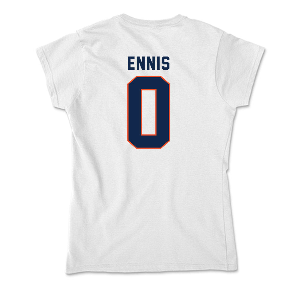 Virginia - NCAA Football : Sage Ennis - Soft Style Women’s T-Shirt-1