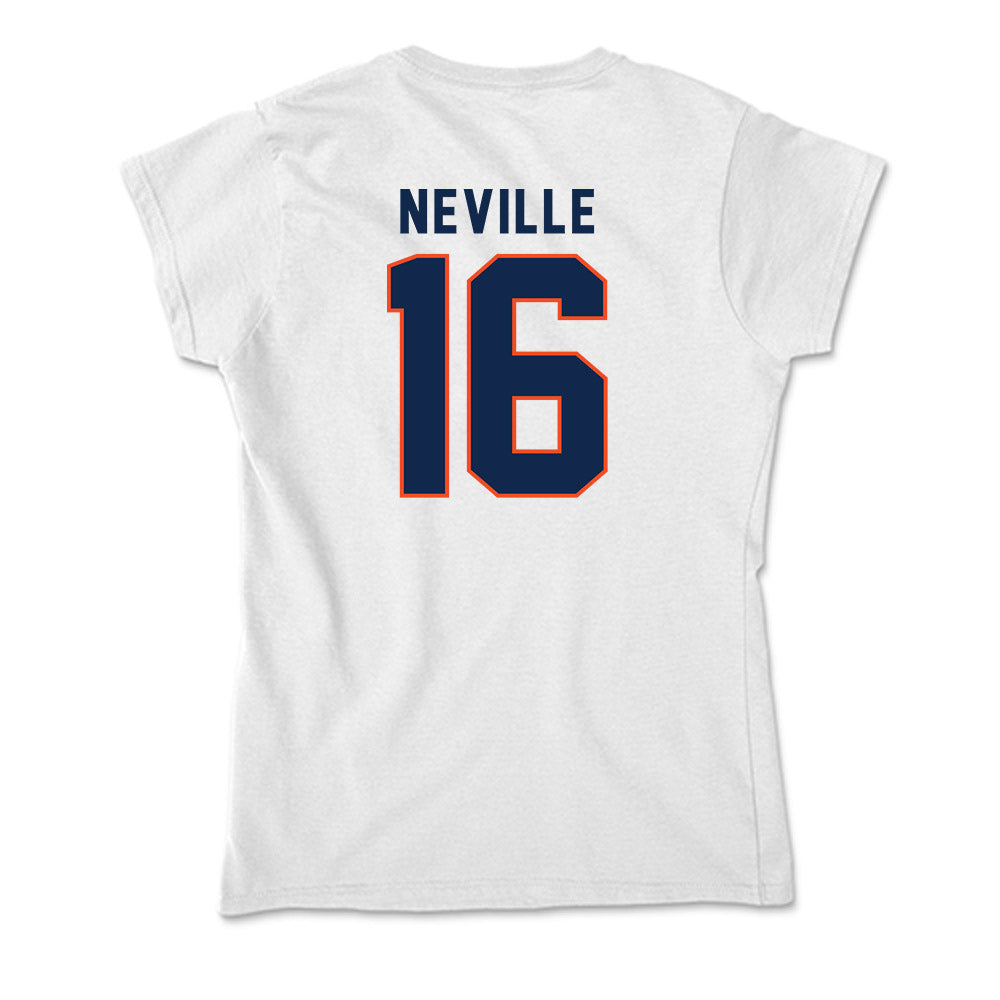 Virginia - NCAA Football : Tyler Neville - Soft Style Women’s T-Shirt-1