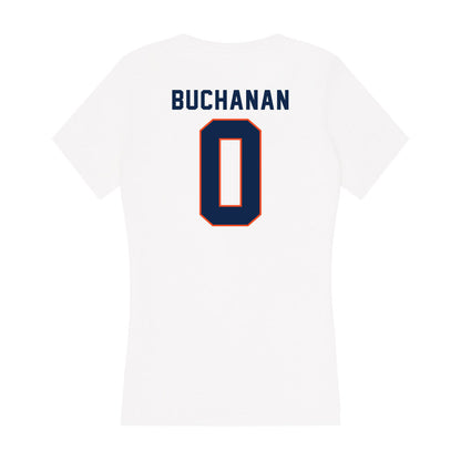 Virginia - NCAA Men's Basketball : Blake Buchanan - Women's V-Neck T-Shirt-1