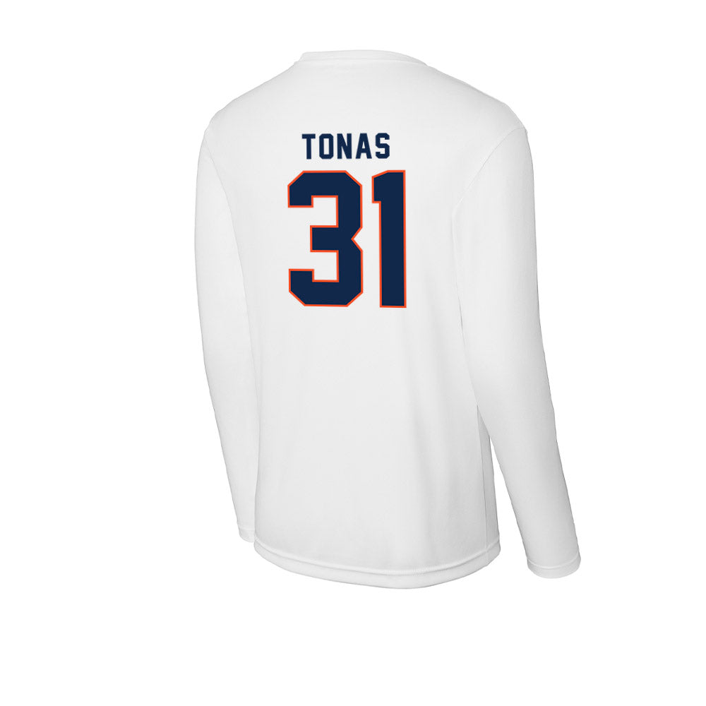 Virginia - NCAA Baseball : Angelo Tonas - Activewear Long Sleeve T-Shirt