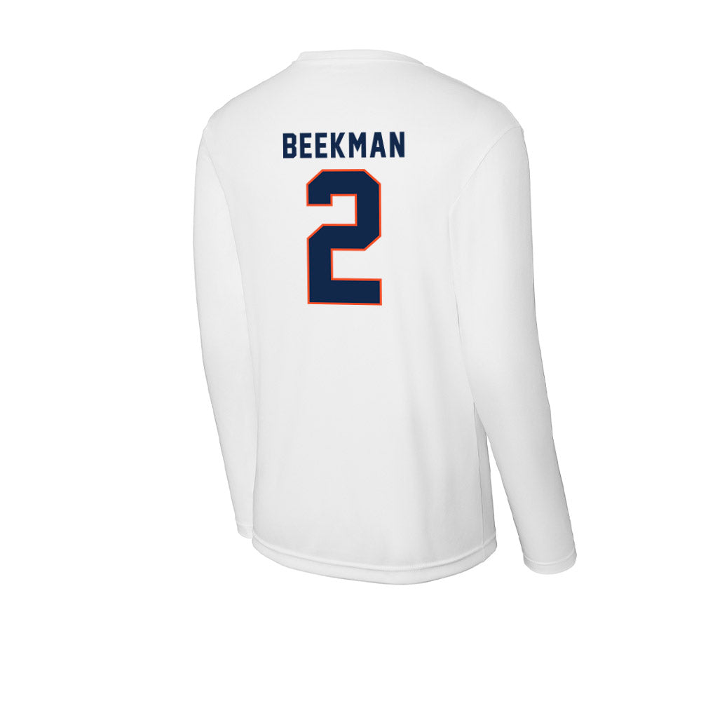 Virginia - NCAA Men's Basketball : Reece Beekman - Activewear Long Sleeve T-Shirt