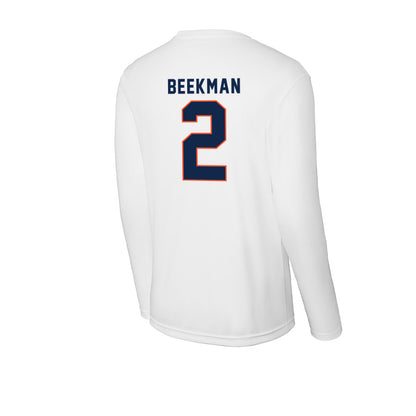 Virginia - NCAA Men's Basketball : Reece Beekman - Activewear Long Sleeve T-Shirt