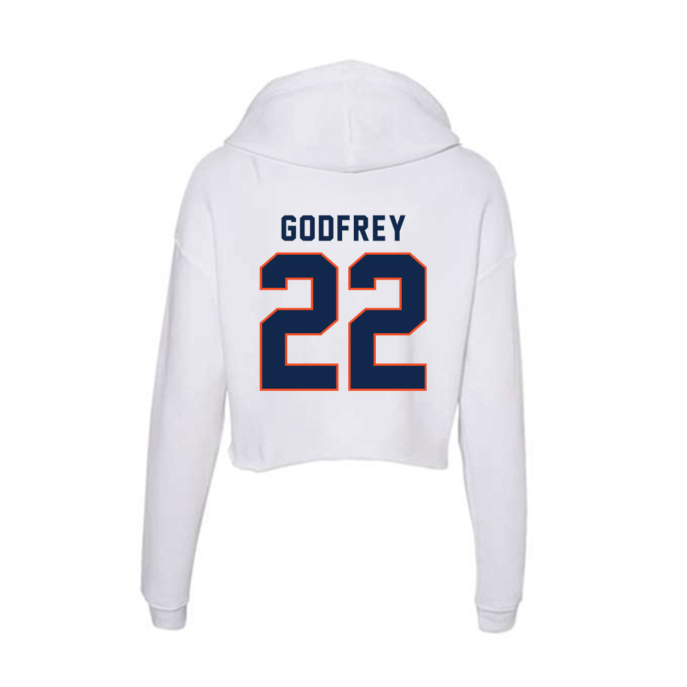 Virginia - NCAA Women's Soccer : Lia Godfrey - Women's Crop Fleece Hoodie-1