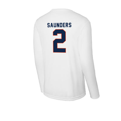 Virginia - NCAA Men's Basketball : Elijah Saunders - Activewear Long Sleeve T-Shirt