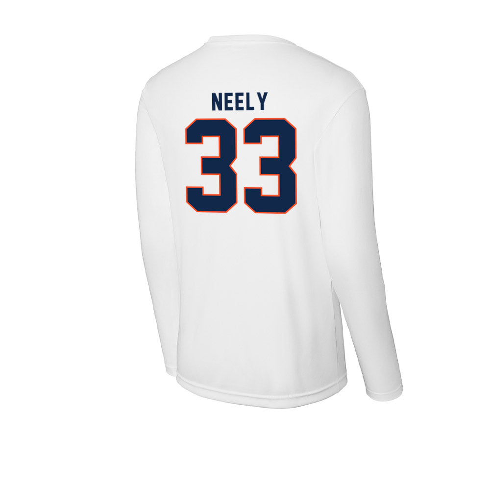 Virginia - NCAA Baseball : Bryce Neely - Activewear Long Sleeve T-Shirt-1