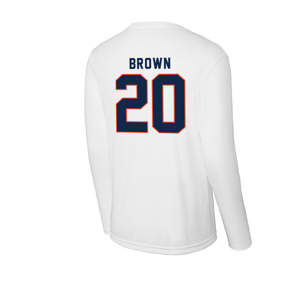 Virginia - NCAA Football : Xavier Brown - Activewear Long Sleeve T-Shirt