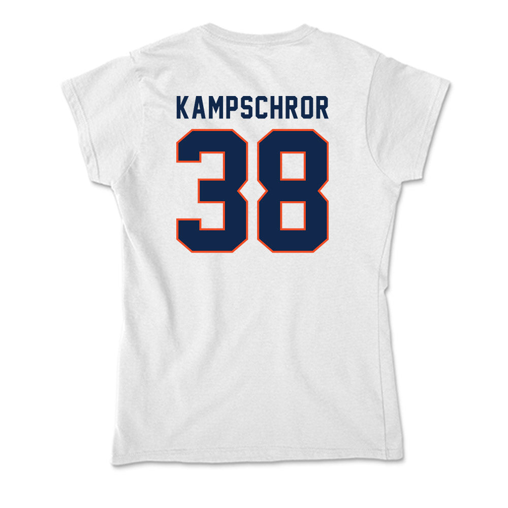 Virginia - NCAA Baseball : Dean Kampschror - Soft Style Women’s T-Shirt-1