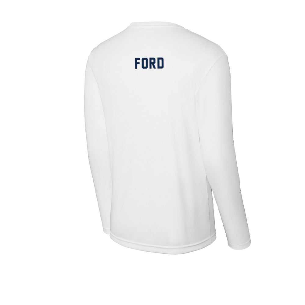 Virginia - NCAA Men's Track & Field : James Ford - Activewear Long Sleeve T-Shirt-1