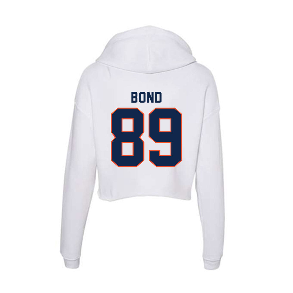 Virginia - NCAA Football : Sam Bond - Women's Crop Fleece Hoodie-1