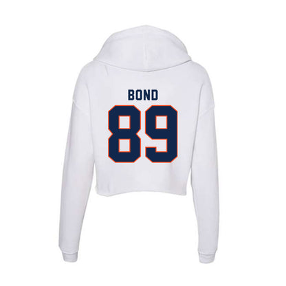 Virginia - NCAA Football : Sam Bond - Women's Crop Fleece Hoodie-1