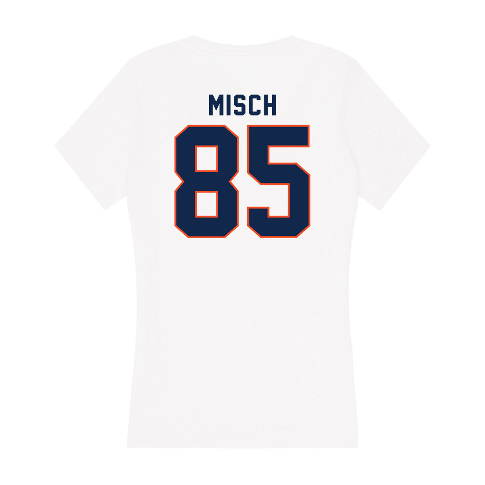 Virginia - NCAA Football : Grant Misch - Women's V-Neck T-Shirt-1