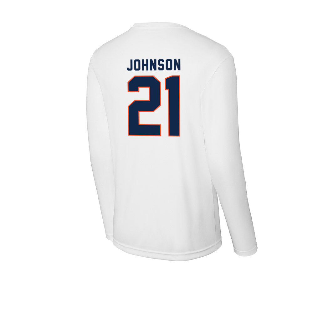 Virginia - NCAA Women's Basketball : Kymora Johnson - Activewear Long Sleeve T-Shirt