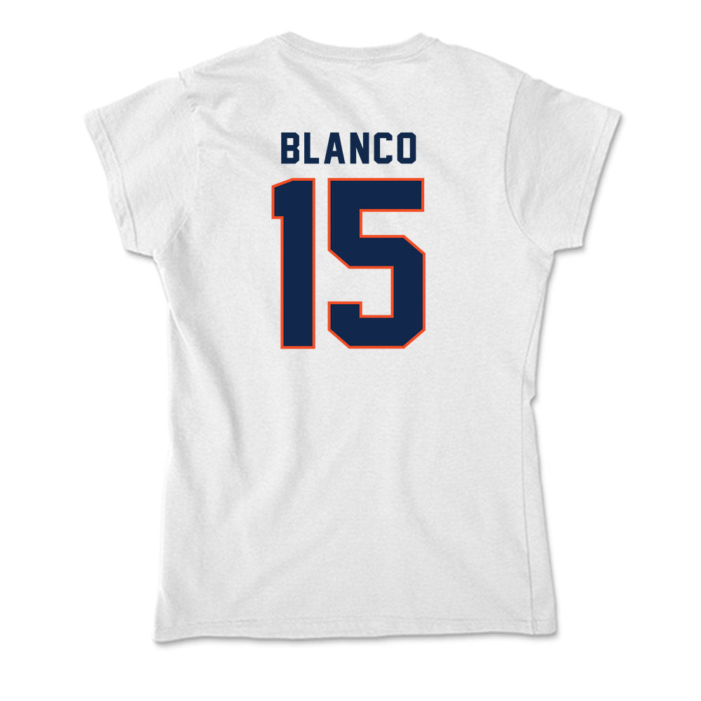 Virginia - NCAA Baseball : Evan Blanco - Soft Style Women’s T-Shirt-1