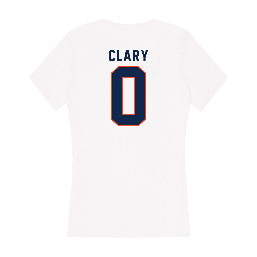 Virginia - NCAA Football : Antonio Clary - Women's V-Neck T-Shirt-1