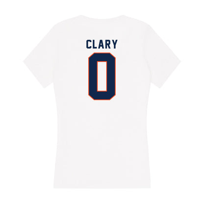 Virginia - NCAA Football : Antonio Clary - Women's V-Neck T-Shirt-1