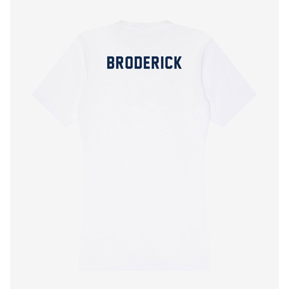 Virginia - NCAA Baseball : Will Broderick - Women's V-Neck T-Shirt-1