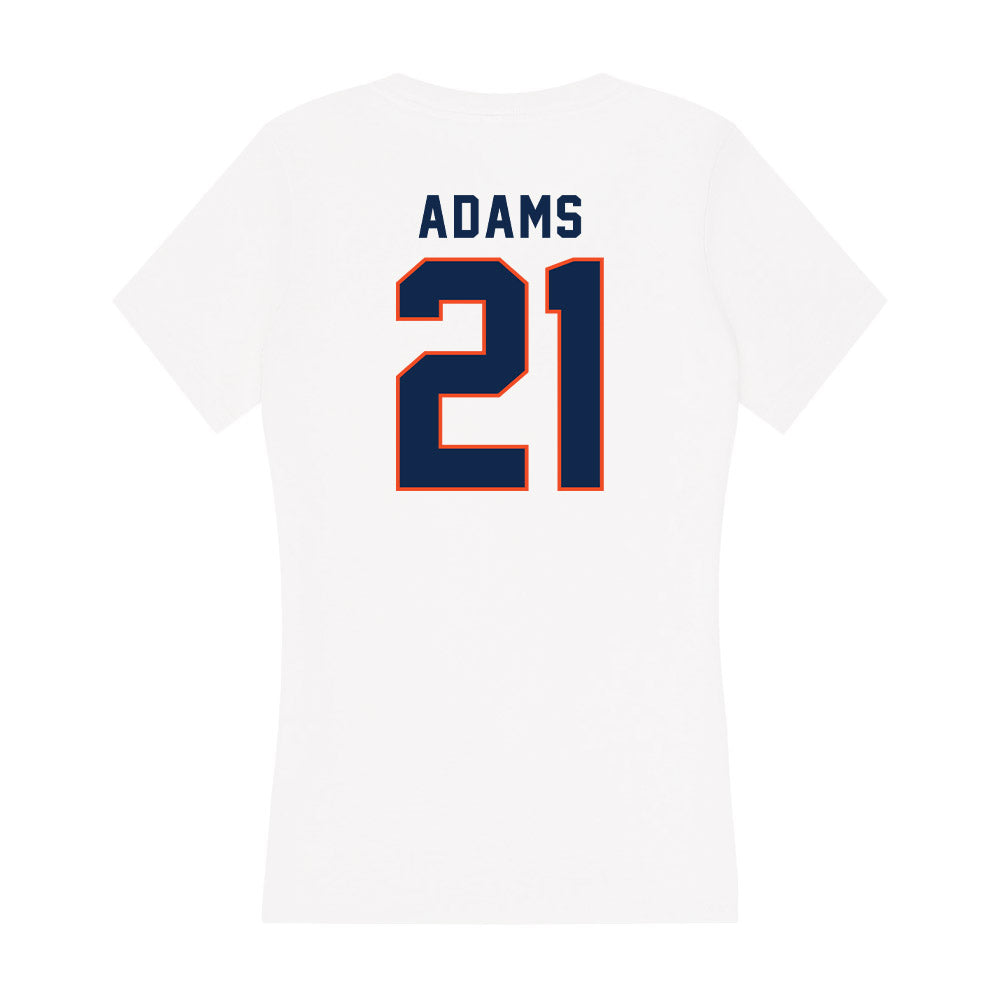 Virginia - NCAA Football : KeShawn Adams - Women's V-Neck T-Shirt-1