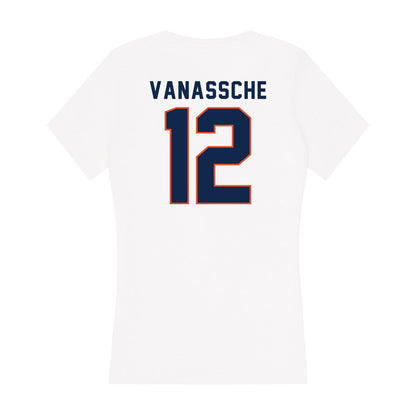 Virginia - NCAA Softball : Lauren VanAssche - Women's V-Neck T-Shirt-1