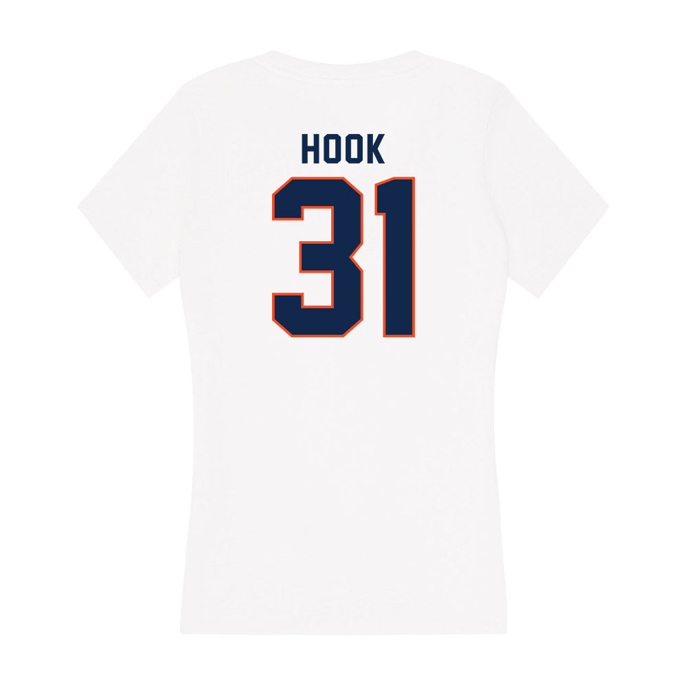 Virginia - NCAA Men's Lacrosse : Colin Hook - Women's V-Neck T-Shirt-1