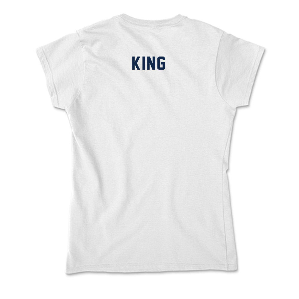 Virginia - NCAA Men's Swimming & Diving : David King - Soft Style Women’s T-Shirt-1