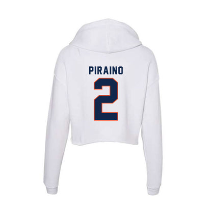 Virginia - NCAA Women's Lacrosse : Jayden Piraino - Women's Crop Fleece Hoodie-1