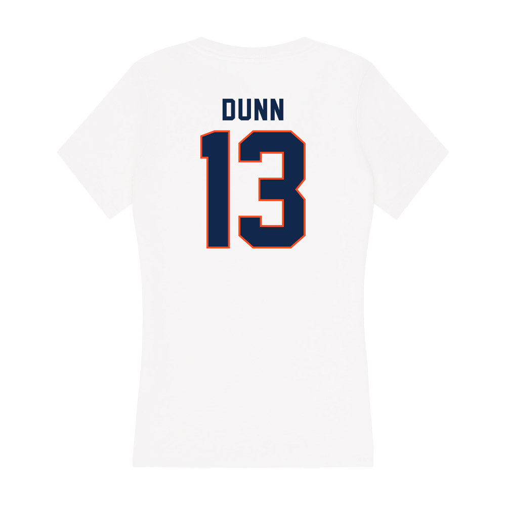 Virginia - NCAA Men's Basketball : Ryan Dunn - Women's V-Neck T-Shirt-1