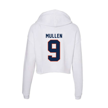 Virginia - NCAA Men's Lacrosse : Tucker Mullen - Women's Crop Fleece Hoodie-1