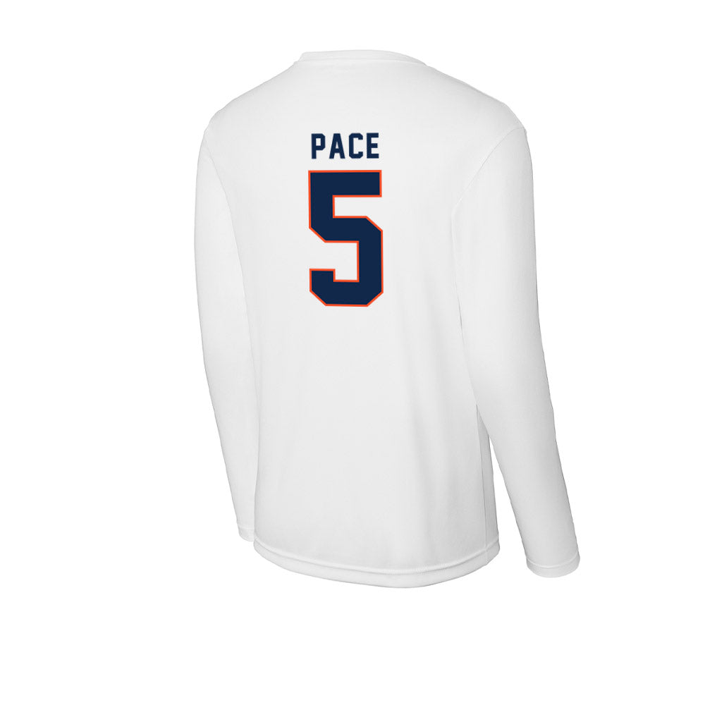 Virginia - NCAA Football : Kobe Pace - Activewear Long Sleeve T-Shirt