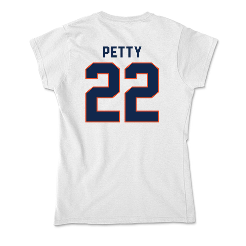 Virginia - NCAA Men's Lacrosse : Eli Petty - Soft Style Women’s T-Shirt-1