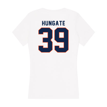 Virginia - NCAA Baseball : Chase Hungate - Women's V-Neck T-Shirt-1