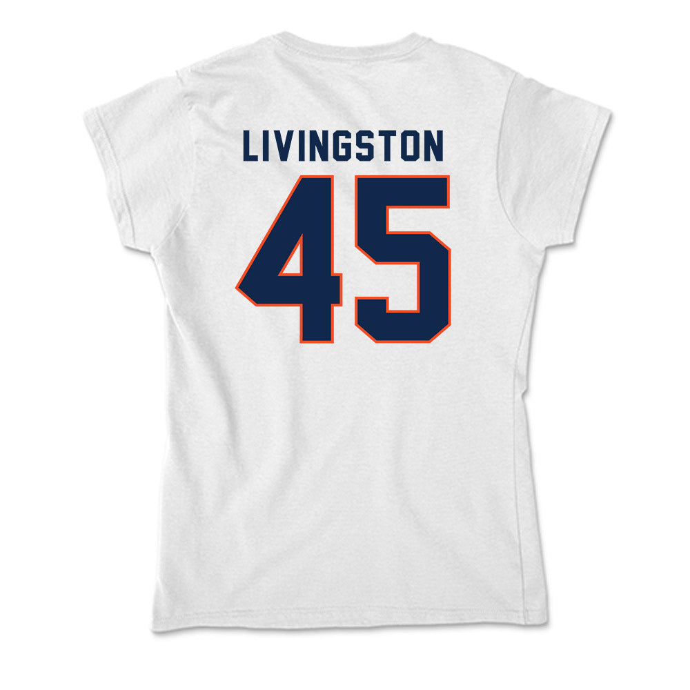 Virginia - NCAA Football : Aidan Livingston - Soft Style Women’s T-Shirt-1