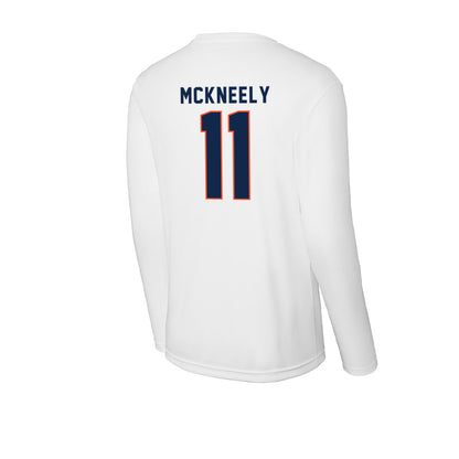 Virginia - NCAA Men's Basketball : Isaac McKneely - Activewear Long Sleeve T-Shirt