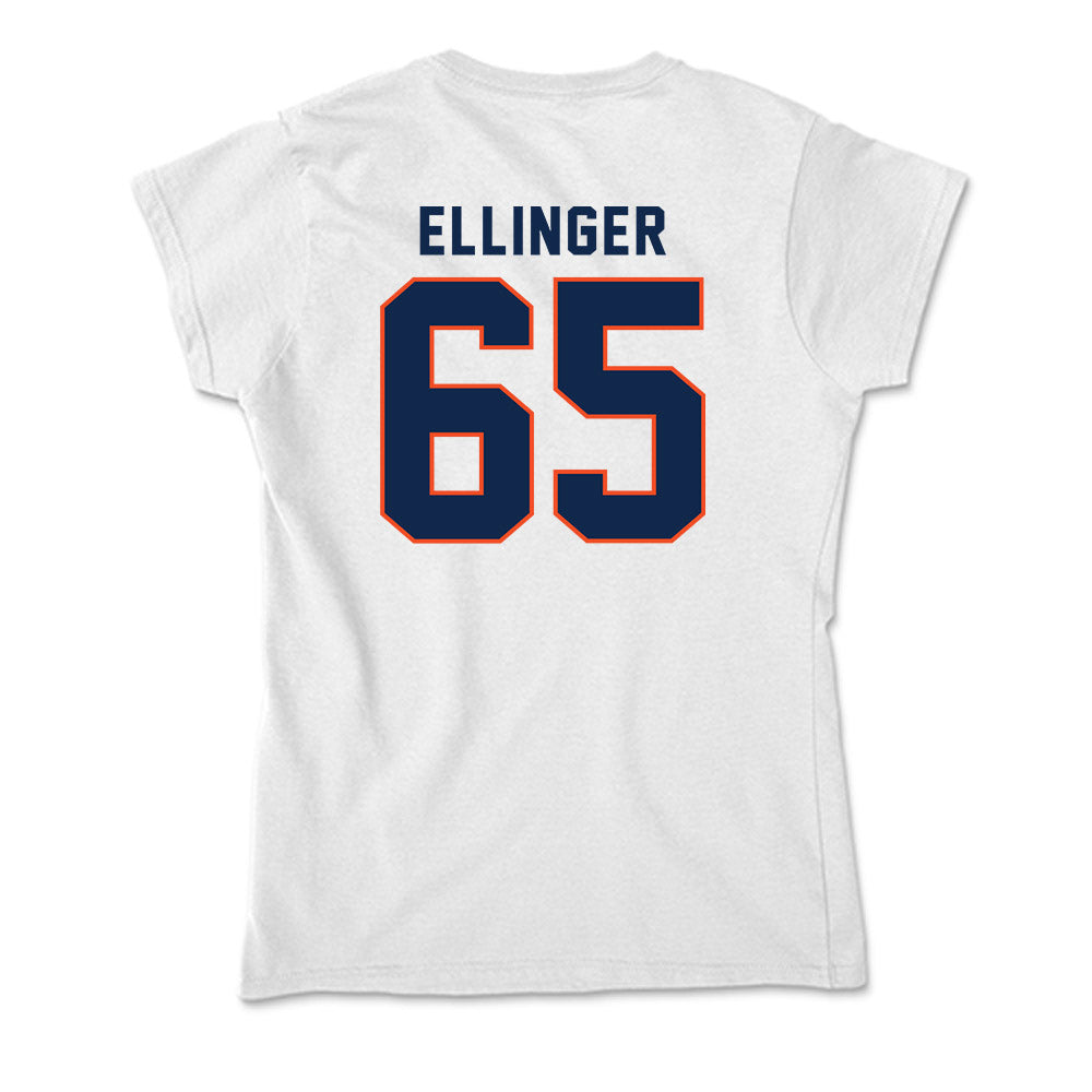 Virginia - NCAA Football : Grant Ellinger - Soft Style Women’s T-Shirt-1