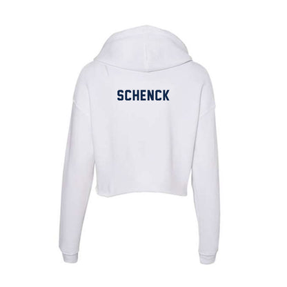 Virginia - NCAA Men's Track & Field : Brock Schenck - Women's Crop Fleece Hoodie-1