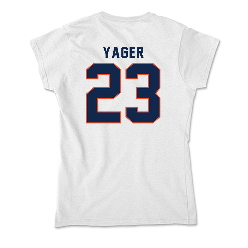 Virginia - NCAA Men's Lacrosse : Chase Yager - Soft Style Women’s T-Shirt-1