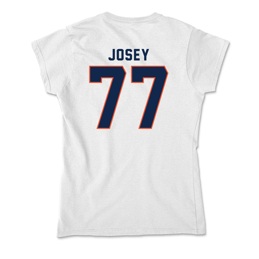 Virginia - NCAA Football : Noah Josey - Soft Style Women’s T-Shirt-1