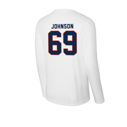 Virginia - NCAA Football : Luke Johnson - Activewear Long Sleeve T-Shirt