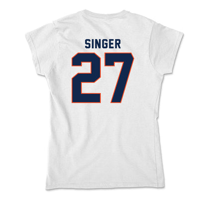 Virginia - NCAA Men's Soccer : Jack Singer - Soft Style Women’s T-Shirt-1