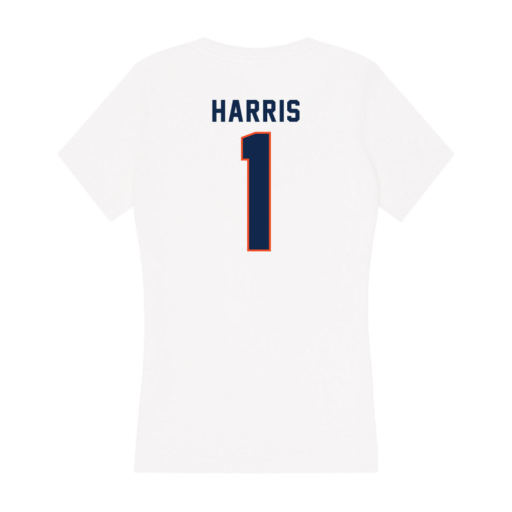 Virginia - NCAA Men's Basketball : Dante Harris - Women's V-Neck T-Shirt-1