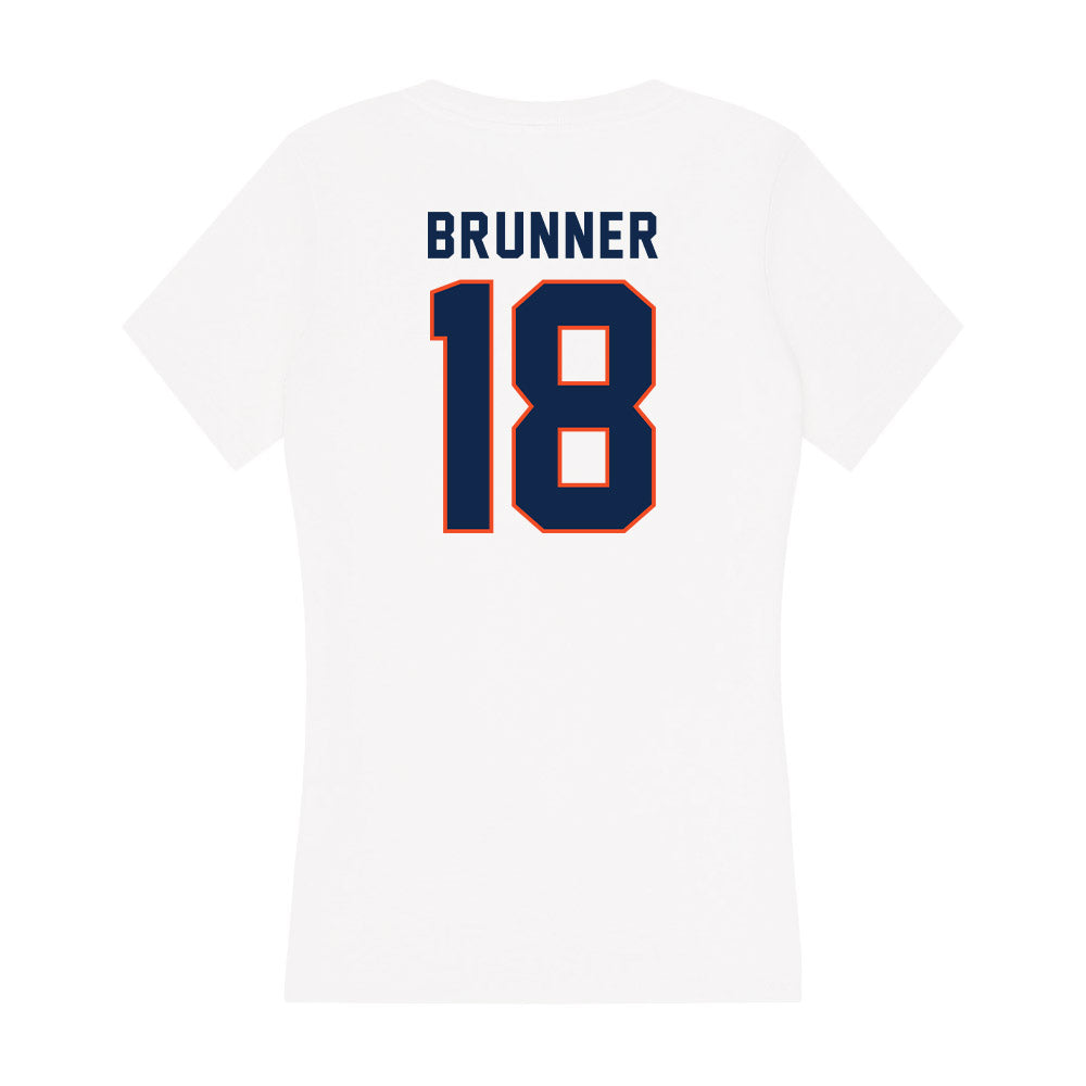 Virginia - NCAA Women's Soccer : Sarah Brunner - Women's V-Neck T-Shirt-1