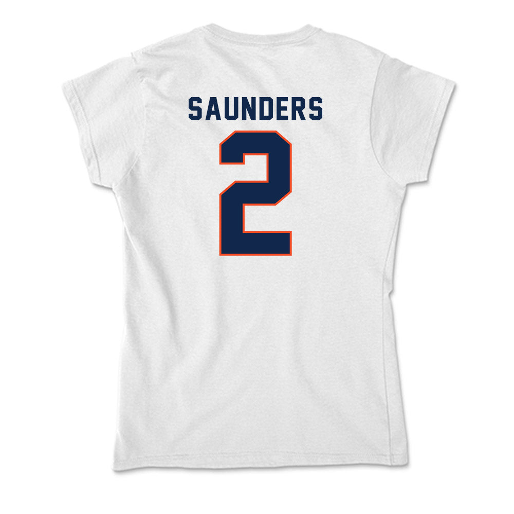 Virginia - NCAA Men's Basketball : Elijah Saunders - Soft Style Women’s T-Shirt-1