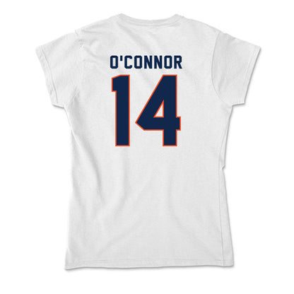 Virginia - NCAA Baseball : Jack O'Connor - Soft Style Women’s T-Shirt-1