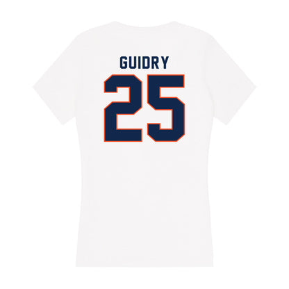 Virginia - NCAA Women's Soccer : Samar Guidry - Women's V-Neck T-Shirt-1