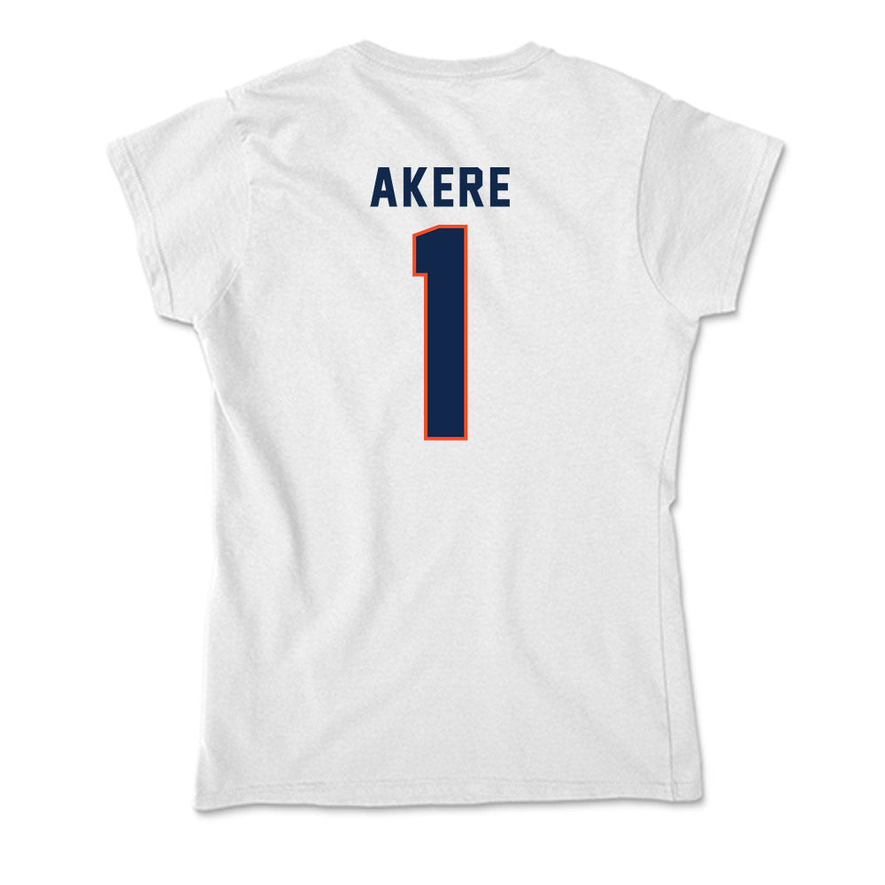 Virginia - NCAA Football : Paul Akere - Soft Style Women’s T-Shirt-1