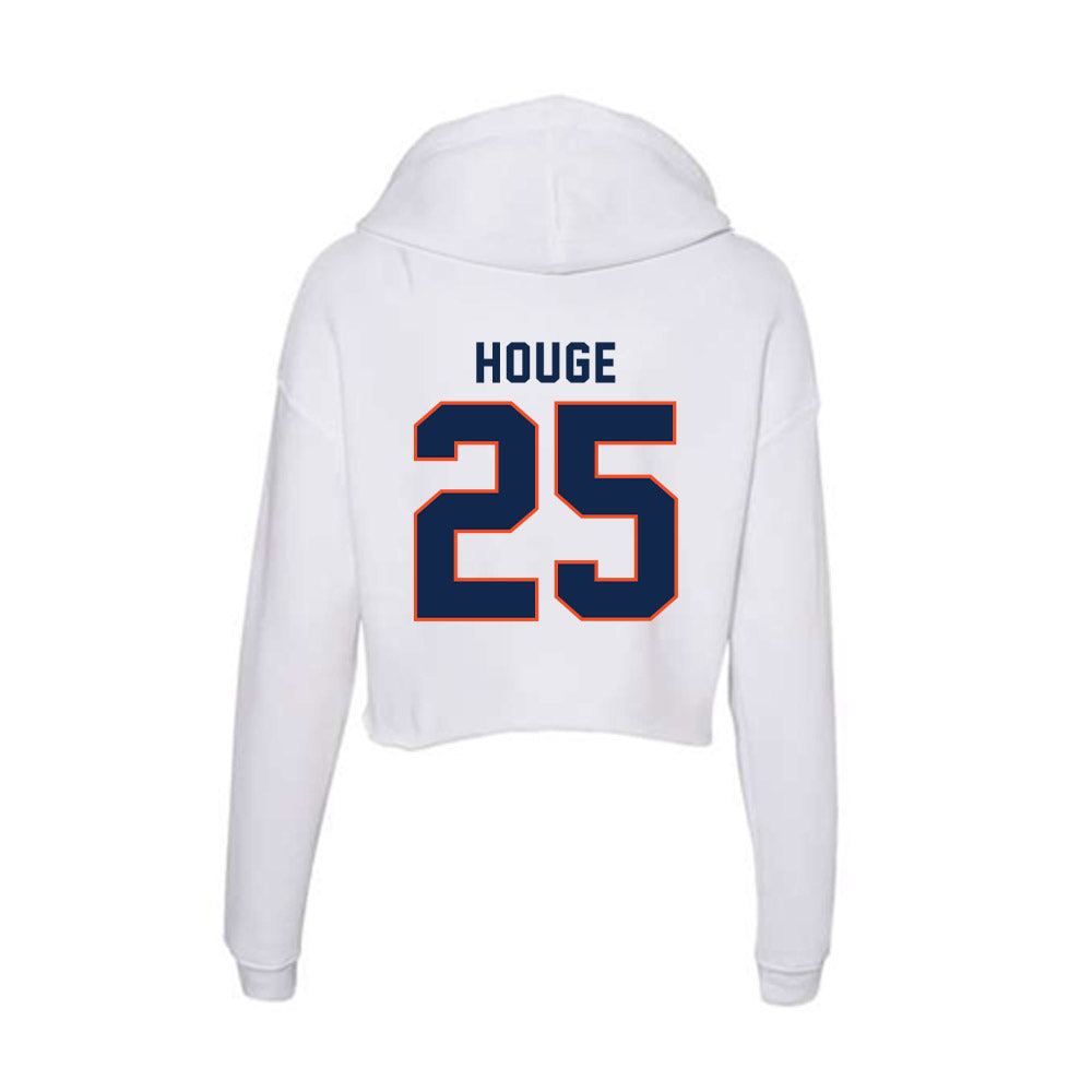 Virginia - NCAA Softball : Mikayla Houge - Women's Crop Fleece Hoodie-1