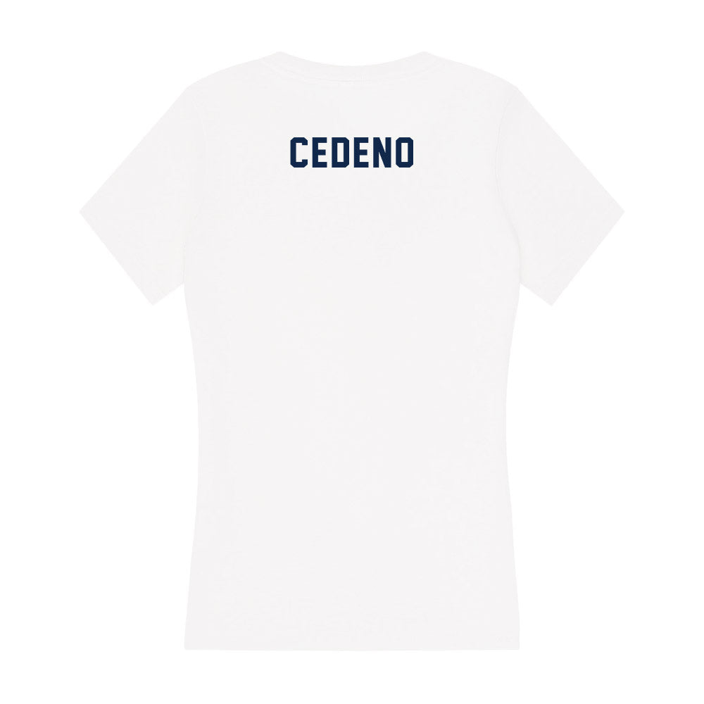 Virginia - NCAA Wrestling : Dylan Cedeno - Women's V-Neck T-Shirt-1